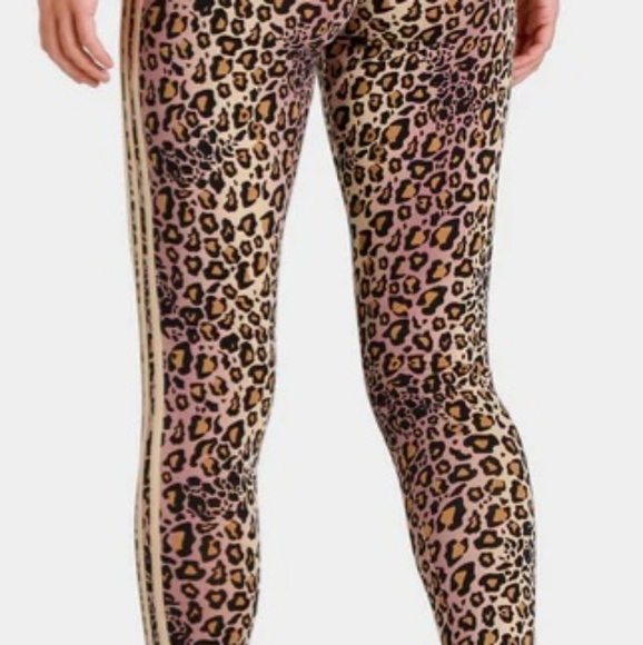 Adidas 3 Stripes Leopard Leggings 7/8 Women's US SIZE SMALL Brand New in Bag - Picture 5 of 14